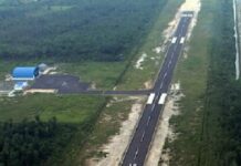 Bandara Pangeran Abdul Hamid Kebanggaan Masyarakat Muba runway-bandara-sekayu