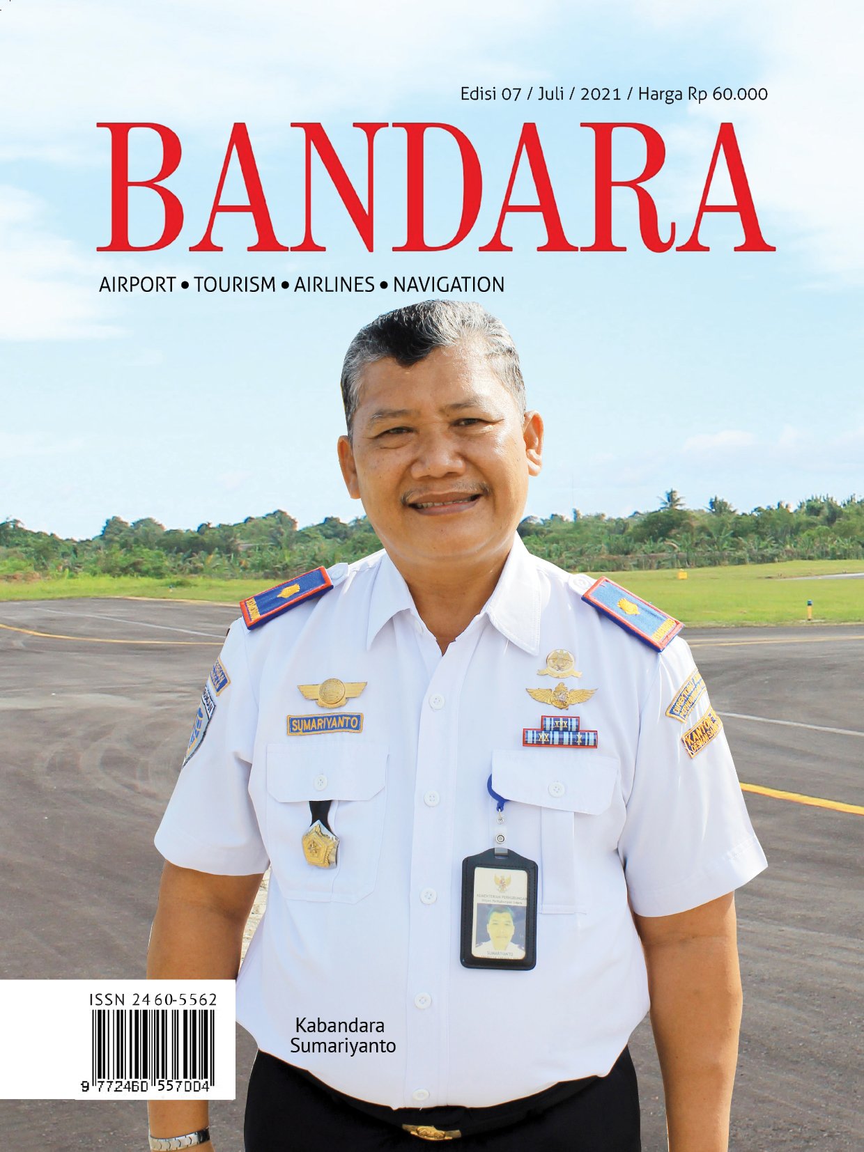 Cover E Magazine Juli 2021 - E-MAGAZINE MAJALAH BANDARA 2021