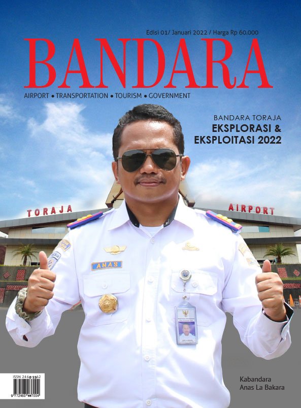 Cover Bandara Januari 2022 - Target Operasional Jalur Kereta Bandara International Yogyakarta Agustus 2021