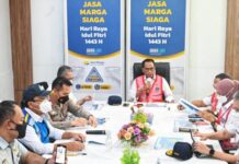 Simulasi Penerapan Rekayasa Lalin di Jalan Tol Cikampek Antisipasi Mudik Lebaran 2022