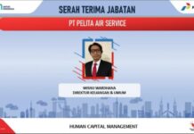 PT Pelita Air Services Umumkan Susunan Direksi Baru