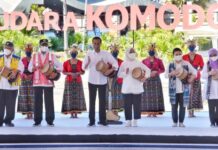 Presiden Jokowi Resmikan Bandara Komodo