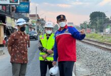 Jelang Pembangunan Jalur KA Layang Simpang Joglo Tahap Dua Lancar