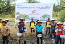 Angkasa Pura Airports Tanam Pohon Penahan Abrasi di Wilayah Kawasan Penyangga Bandara