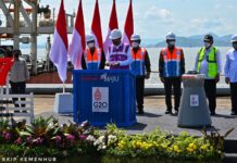 Presiden Jokowi Resmikan Terminal Kijing Pelabuhan Pontianak