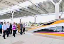 Proyek Kereta Cepat Jakarta-Bandung Capai 88,8%
