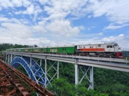 Kereta Kontainer Angkut 1,66 Juta Ton Barang yang Setara Kurangi Pergerakan 60.000 Truk di Jalan Raya