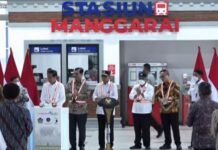 Pengembangan Tahap I Stasiun Manggarai Jakarta Diresmikan
