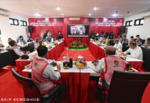 Gelar Rakor di Pos Polisi Cikopo Antisipasi Kepadatan Arus Balik