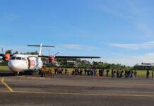 Bandara Frans Sales Lega Ruteng Movement Tujuh Kali Seminggu