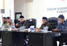 Bupati Tangerang Pimpin Rakor Forkopimda Terkait Stok dan Harga Sembako Jelang Ramadan