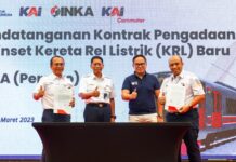 INKA Tanda Tangani Kontrak Pengadaan Kereta dengan KAI dan KAI Commuter