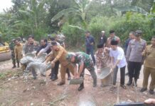 Pemkot Serang dan Kodim 0602/Serang Lanjutkan Betonisasi Jalan Lingkungan