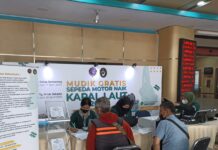 Kuota Mudik Gratis Sepeda Motor Dengan Kapal Laut Terisi Lebih 50%