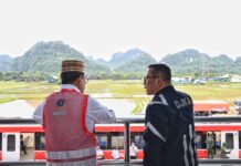 Menhub Cek Depo dan Kereta Api Makassar-Parepare Lintas Maros-Garongkong Jelang Diresmikan