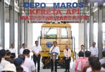 Presiden Resmikan Pengoperasian Kereta Api Pertama di Sulawesi