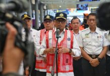 Menhub Tinjau Stasiun Pasar Senen Saat Puncak Arus Balik Kedua