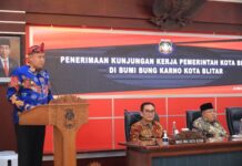 Plt Wali Kota Bekasi Kunjungan Kerja Ke Pemkot Blitar Terkait Tata Kelola Keuangan Daerah