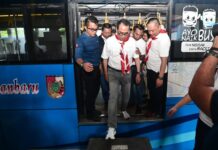 Menhub Cek Pelayanan Angkutan Massal di Pekanbaru