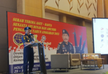 Kemenhub Lakukan Serah Terima Senjata Api Beserta Amunisi