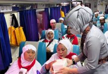 Perdana Kereta Api Layani Rombongan Jemaah Haji Kabupaten Labuhanbatu dengan KLB