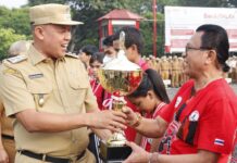 Kontingen Kota Bekasi Dapat Medali dan Piala Juara Umum Muaythai Jabar Open Championship 2023