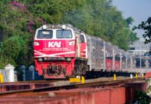 KAI Hadirkan Livery Khusus Bertema HUT Ke-78 RI pada Kereta Api