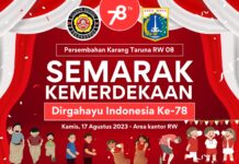 Perayaan Hari Ulang Tahun Kemerdekaan Indonesia di RW 8 Pulogadung Berlangsung Semarak