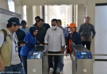 Menhub Cek Kesiapan Integrasi Antarmoda LRT Jabodebek Jelang Peresmian