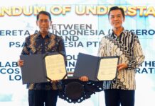 KAI dan PSA Tanda Tangani MoU Guna Tingkatkan Distribusi Logistik