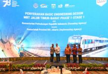 Kemenhub Serahkan Dokumen BED ke Pemprov DKI Jakarta untuk Pembangunan MRT Jalur Timur-Barat