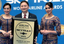 Singapore Airlines Dinobatkan sebagai Maskapai Terbaik Dunia 2023