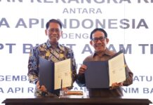 KAI dan PTBA Tanda Tangani Perjanjian Angkutan Batu Bara