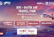 BNI dan Batik Air Gelar Travel Fair Perdana
