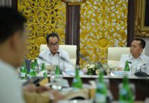 Menhub dan PJ Gubernur Sumsel Bahas Kemajuan Pembangunan Pelabuhan Tanjung Carat