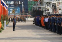 Kemenhub Gelar Latihan National Marpolex 2023 di Perairan Pelabuhan Tanjung Priok