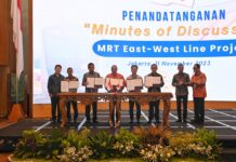 JICA dan Indonesia Tandatangani Risalah Pembahasan Penilaian Proyek Pembangunan MRT