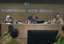 Penjabat Wali Kota Turut Rakor Bersama dengan Camat dan Lurah se-Kota Bekasi