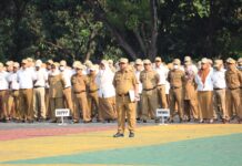 Saat Apel Pj Wali Kota Bekasi Tekankan Netralitas ASN dan Peningkatan PAD