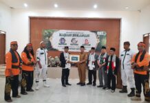 Asda II Hadiri Penyerahan Bantuan Kemanusiaan Bekasi Bersama Palestina