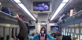 Okupansi Kerta Api Jarak Jauh Tembus 256%