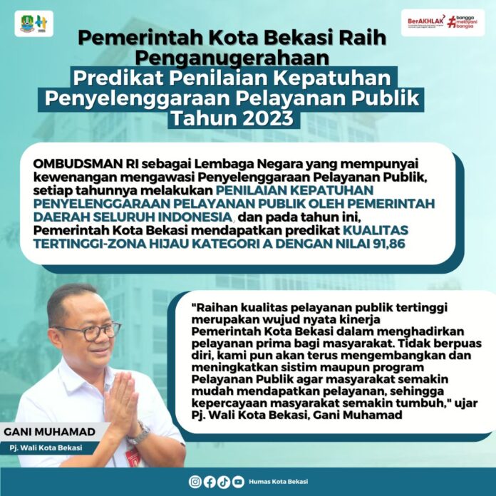 FOTO 16 Des_Bekasi Raih Kualitas Tertinggi 1