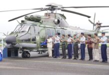 PTDI Serahkan Delapan Unit Helikopter H225M dan Satu Simulator untuk TNI AU