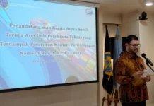 Kemenhub Serah Terima Aset di Delapan UPT Ditjen Hubla Terdampak Peraturan Menteri