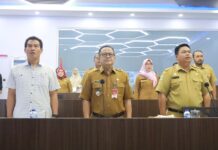 Penjabat Walkot Bekasi Mengikuti Rakor Pengendalian Inflasi Minggu Ke-2 Januari