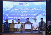 Kemenhub Terima Hibah Aset Tanah dari Pemkab Kepulauan Meranti