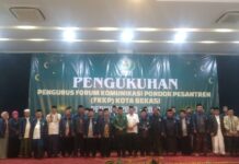 Asda II Kota Bekasi Hadiri Pengukuhan Pengurus Forum Komunikasi Ponpes
