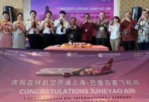 Penerbangan Langsung Juneyao Airlines Shanghai – Denpasar Jadi Stimulus Kunjungan Wisman