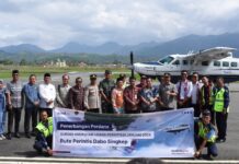 12 Rute Penerbangan Perintis di Wilayah Kerja Dabo – Singkep Dimulai