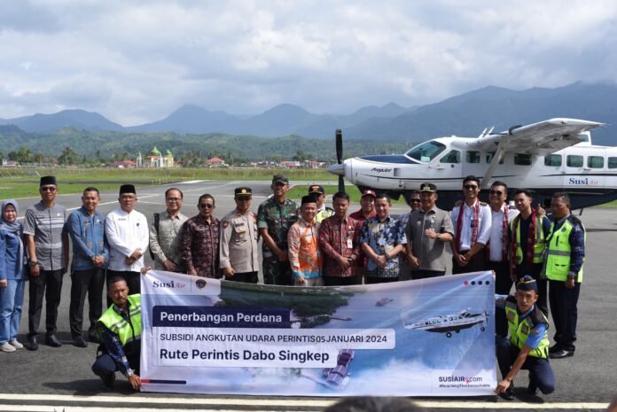 FOTO 27 Jan_Kegiatan Program Angkutan Udara Perintis Penumpang sebanyak 12 rute. Dabo Singkep 3